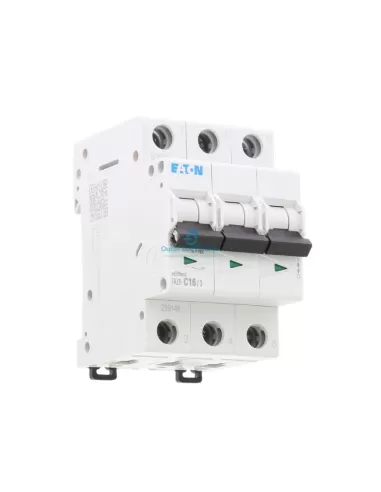 Disjoncteur Eaton Faz6-c16/3 6ka 3p c 16a